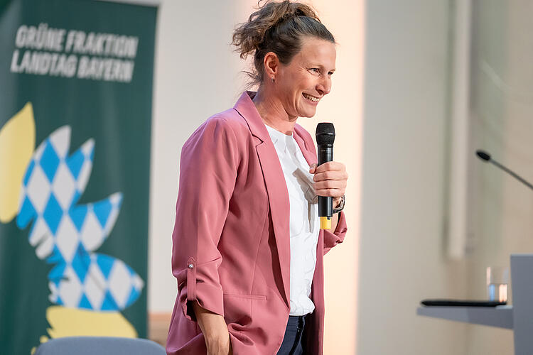 Kathrin Lehmann auf der Bühne