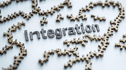 Schriftzug "Integration"