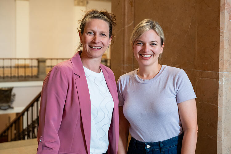 Kathrin Lehmann und Katharina Schulze, MdL