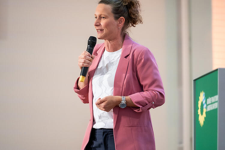 Kathrin Lehmann auf der Bühne