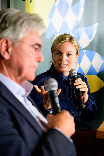 Katharina Schulze im Gespräch mit Joe Kaeser